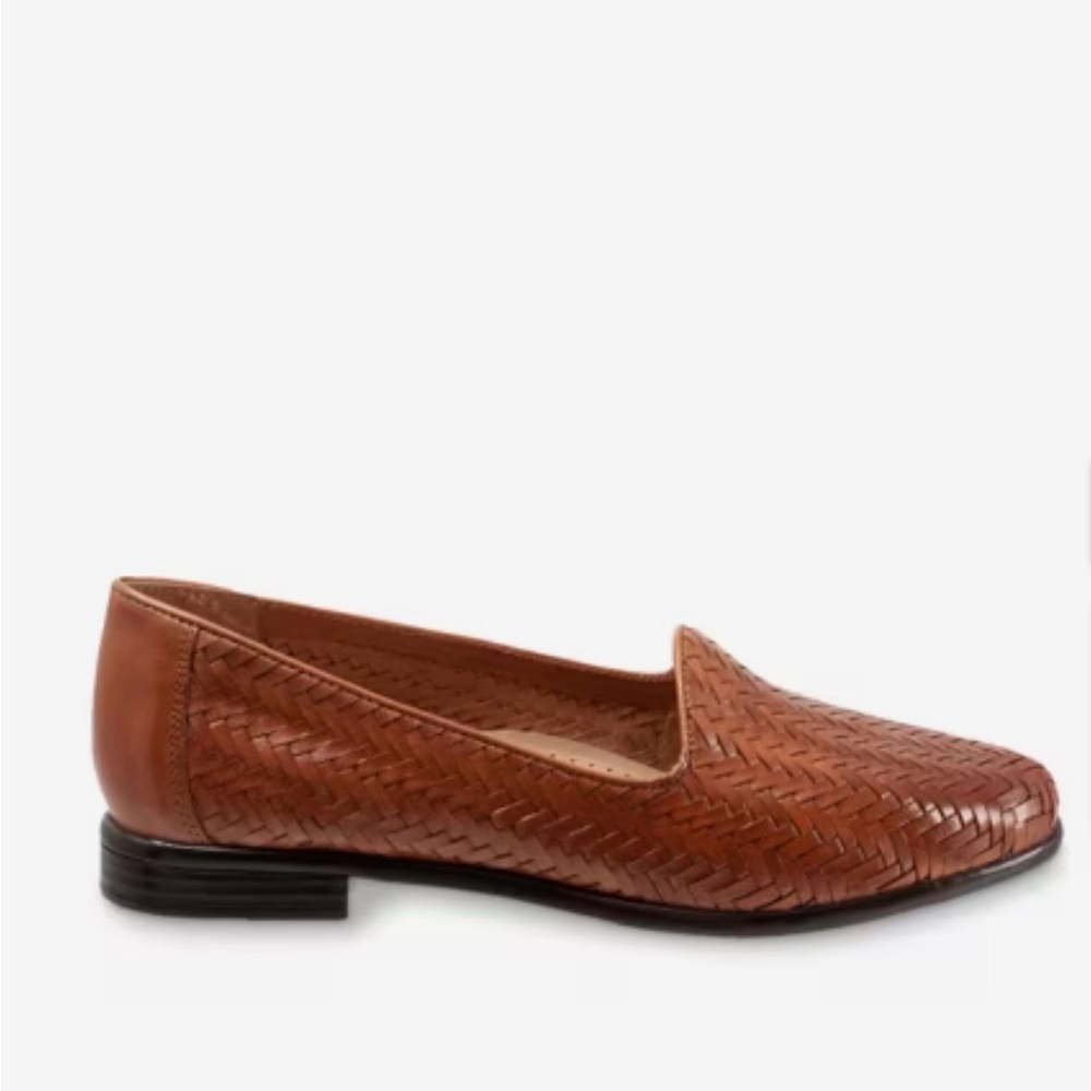 Trotters‎ Liz III Brown Woven Leather Slip-On Women’s Size 8 Narrow - Picture 3 of 11